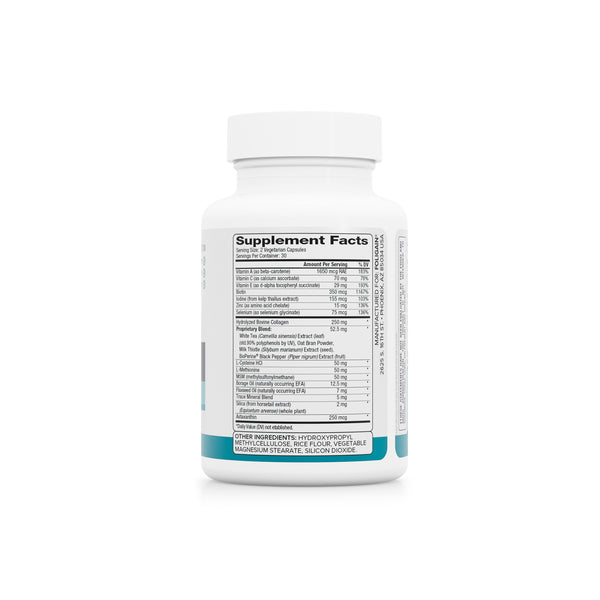 FOLIGAIN TOTAL CARE Suplemento para Afinamento do Cabelo, Pele e Unhas 60 Cápsulas Vegetarianas