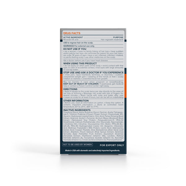 FOLIGAIN Crescimento capilar avançado para homens Minoxidil 5% + Trioxidil 5%