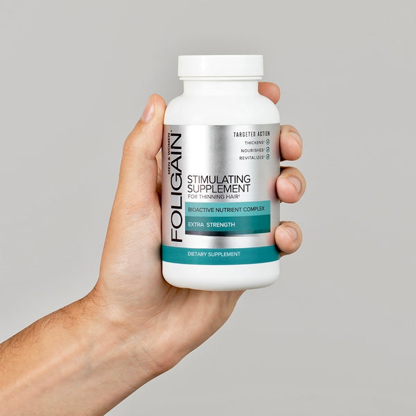 FOLIGAIN Suplemento estimulante para queda de cabelo 60 cápsulas