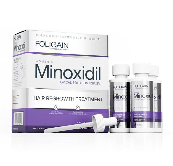 FOLIGAIN Minoxidil 2% Hair Regrowth Treatment For Women - FOLIGAIN EU